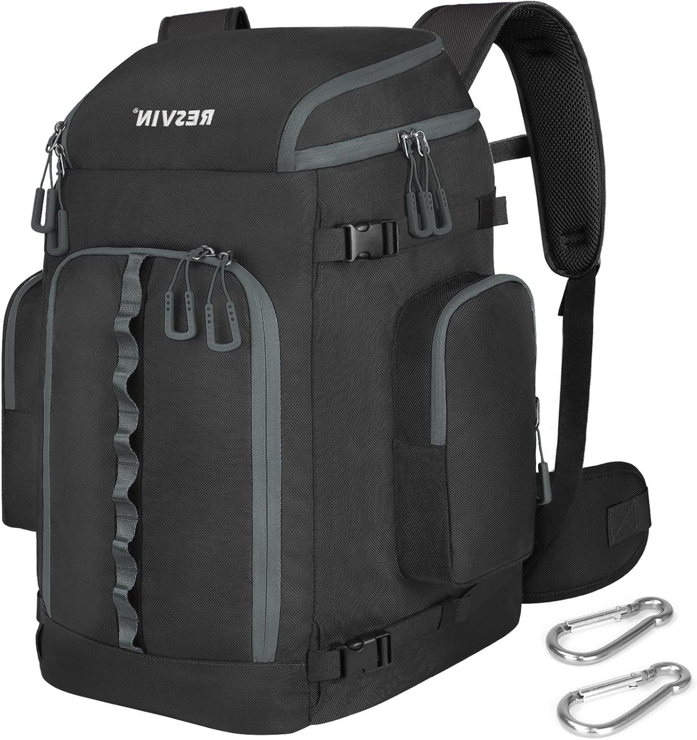 Ski Boot Bag 65L Waterproof Backpack for Skis and Accessories