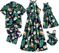 PATPAT Family Hawaiian Matching Outfits Mommy and Me Dresses