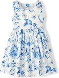 Girls and Toddler Short Sleeve Fit and Flare Dresses from Gymboree