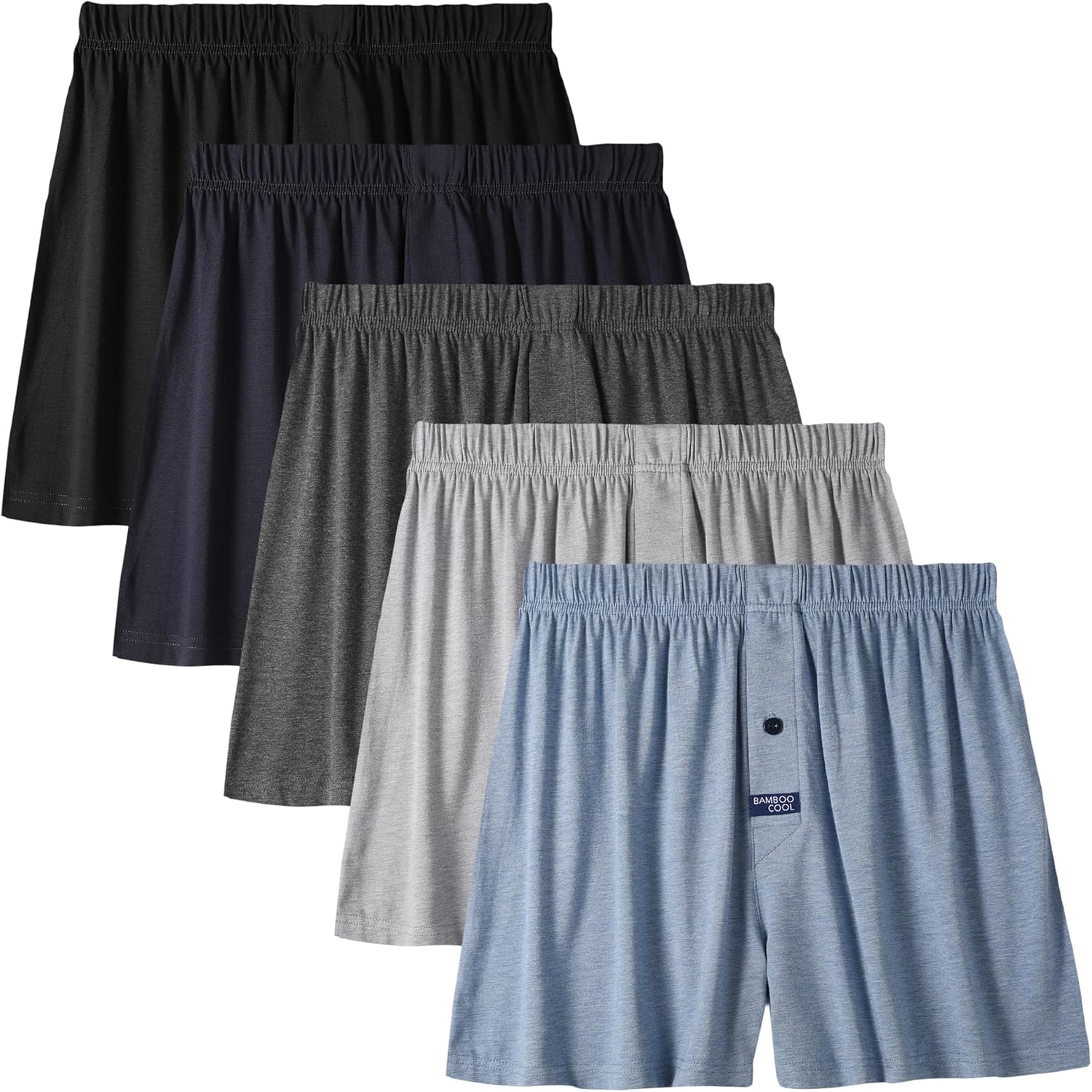Bamboo Cool Men's Boxer Shorts: Soft, Breathable, and Stylish