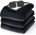 Electric Blanket Queen Size Heated Blanket - Dual Control Comfort