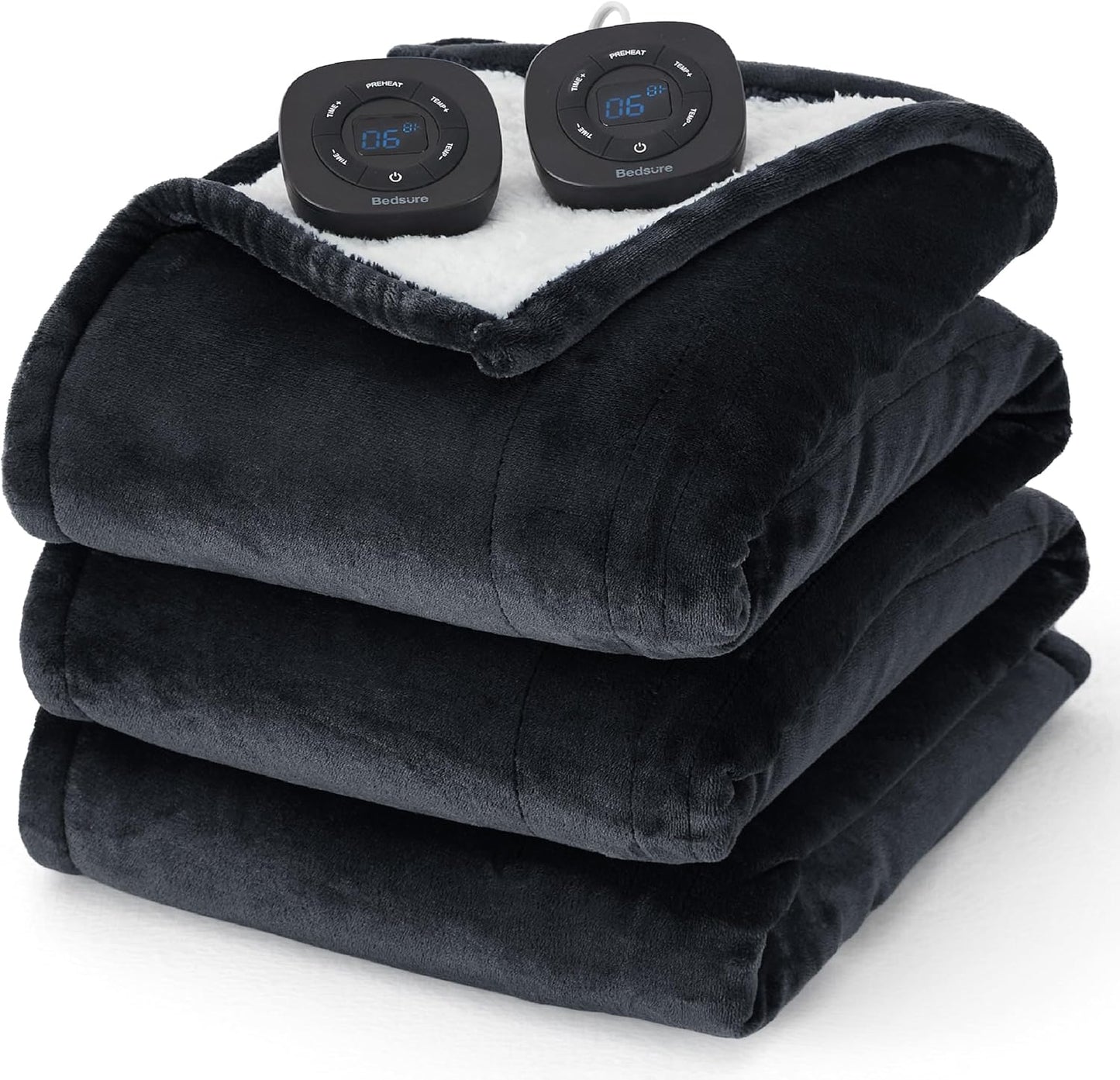 Bedsure Electric Blanket Queen Size with Dual Control Features