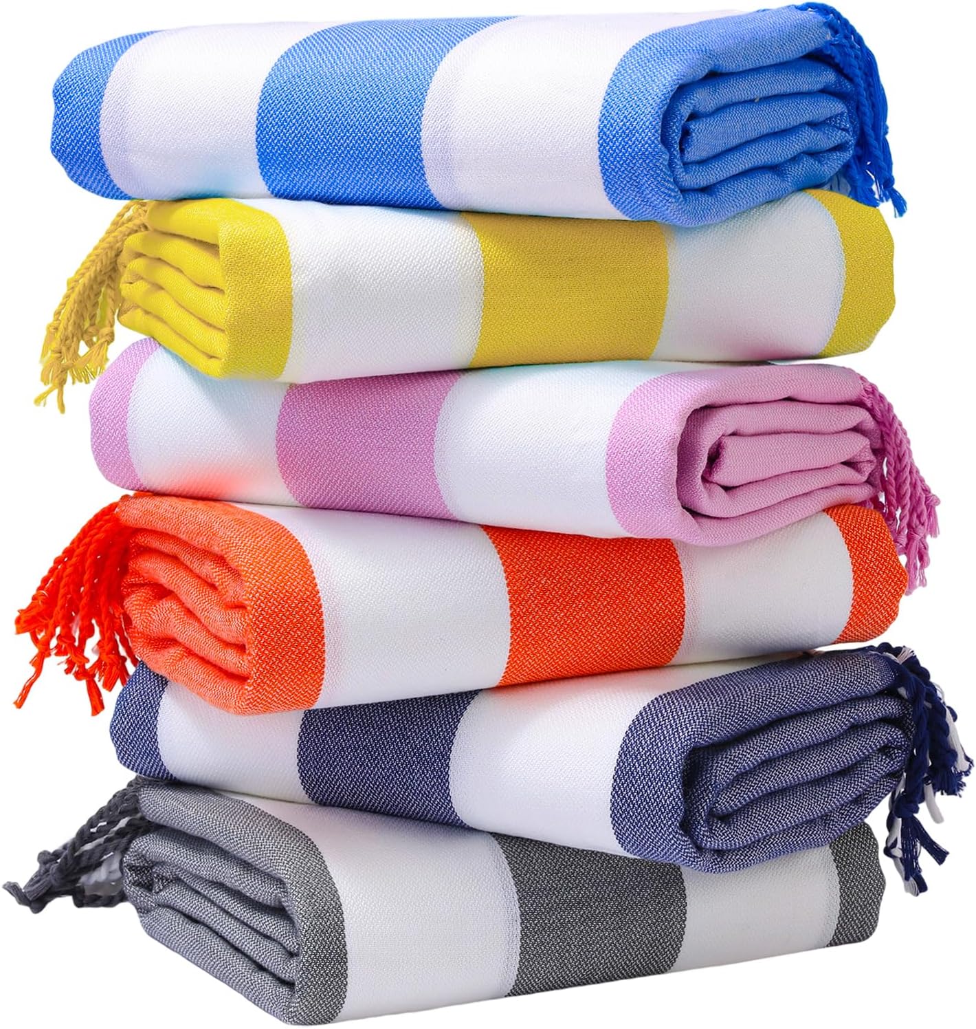 Oversized Turkish Beach Bath Towel Set - Quick Dry & Soft