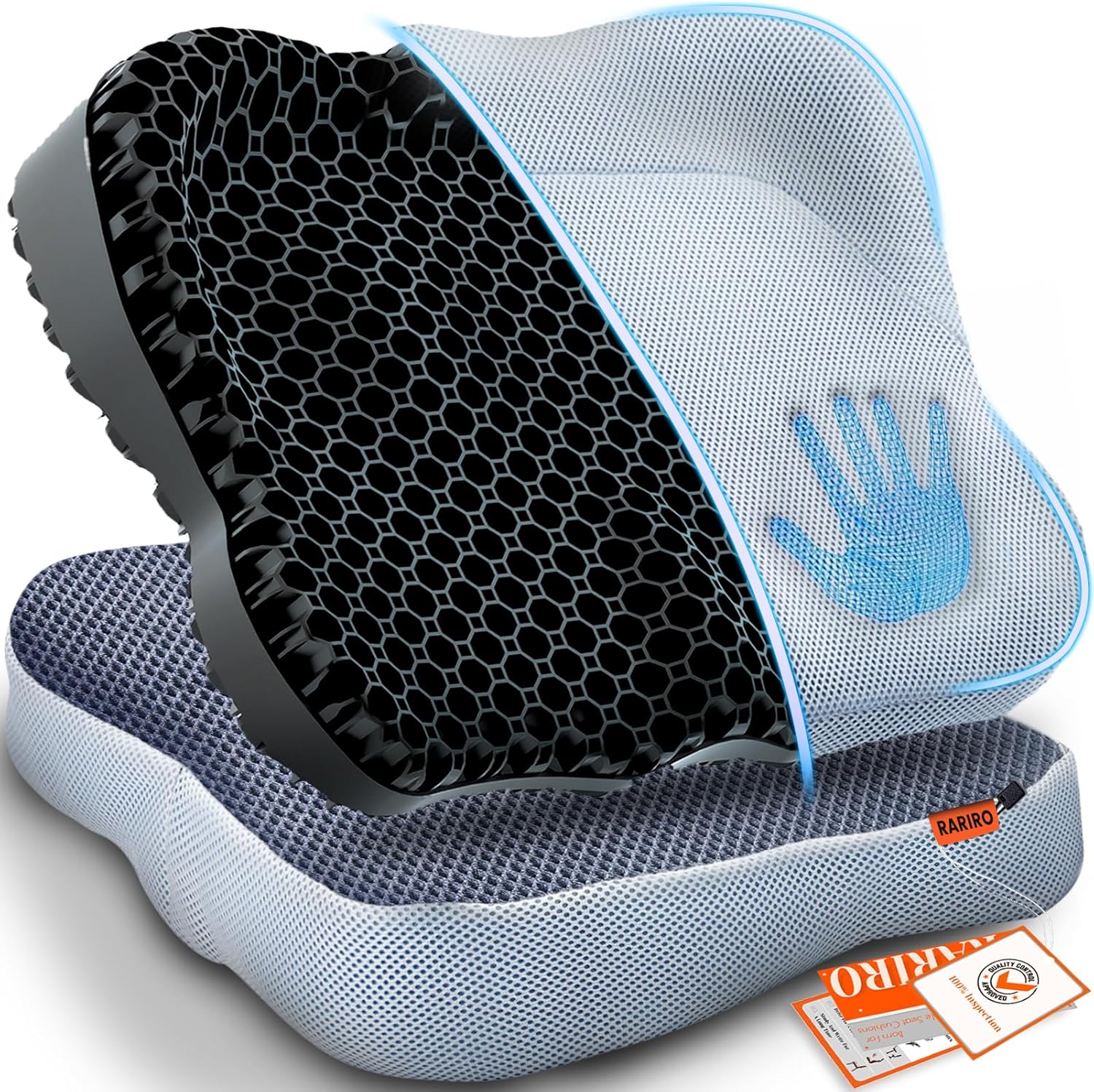 RARIRO Gel Seat Cushion - All-Day Comfort