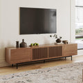 Modern Farmhouse 95'' TV Stand with Doors