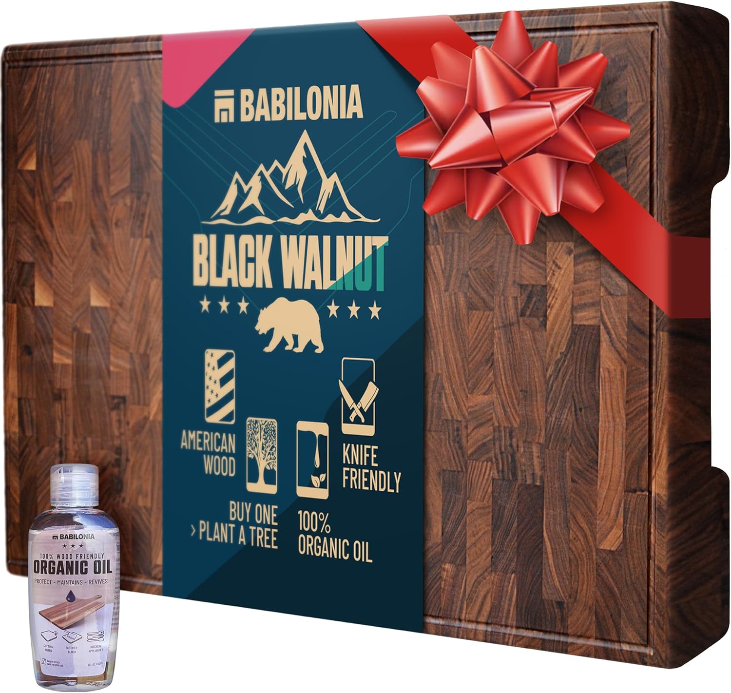 Premium American Black Walnut Cutting Board for Every Kitchen