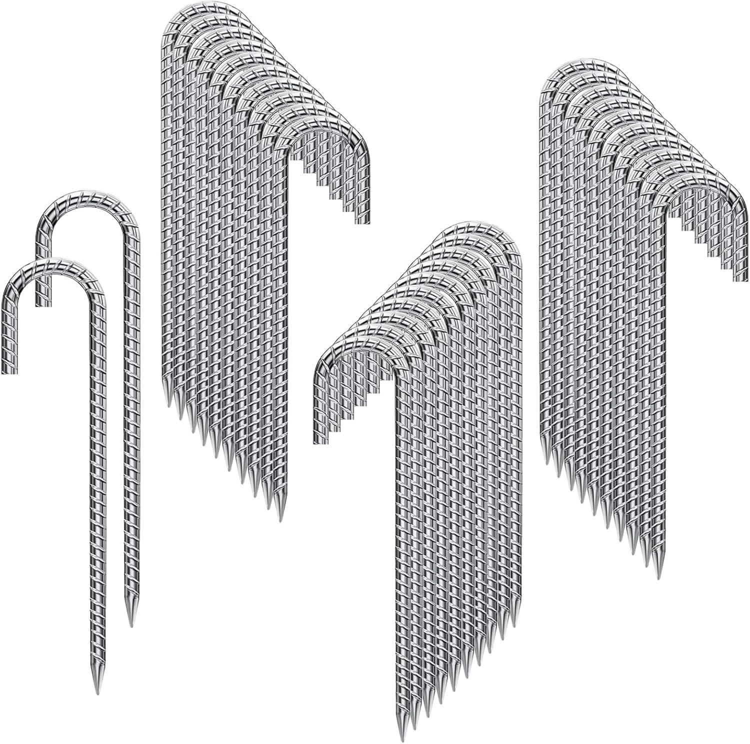 Heavy Duty Rebar Stakes 12 Inch for Tents and Fences