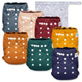 Cloth Diaper Cover - Leakproof Reusable Shell with Snap Closure
