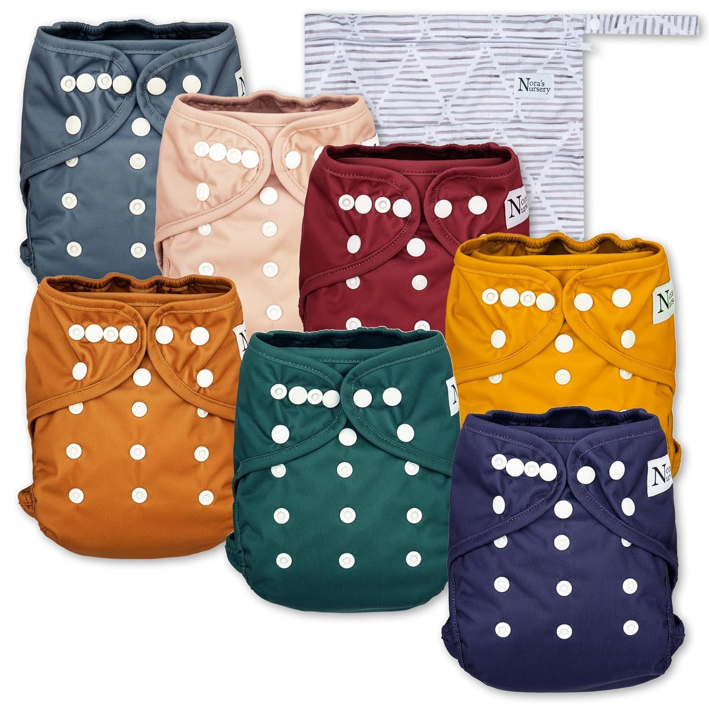 Cloth Diaper Cover with Snap Closure for Easy Changes