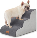 Pet Stairs for Small Dogs 15.7ft H - 3-Step Foam Dog Stairs for Couch