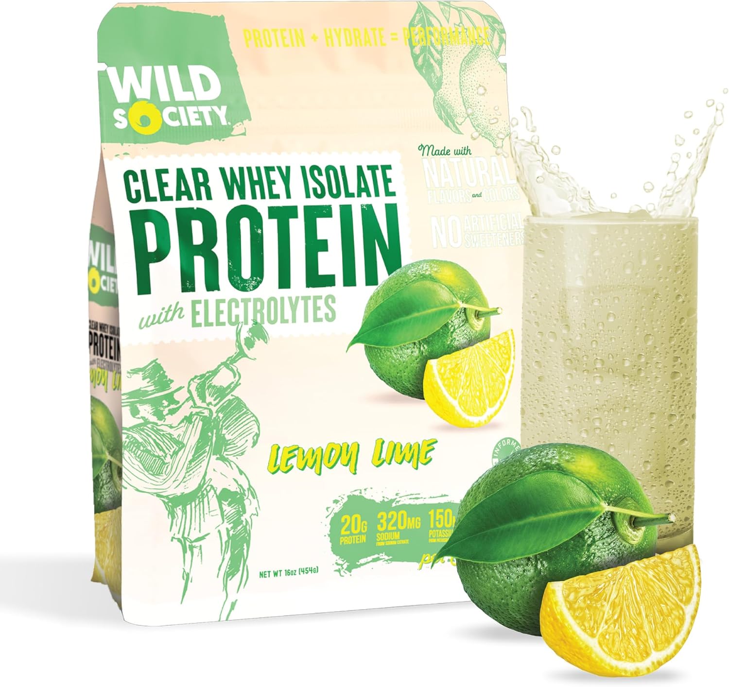 Premium Clear Protein Powder with Electrolytes for Recovery