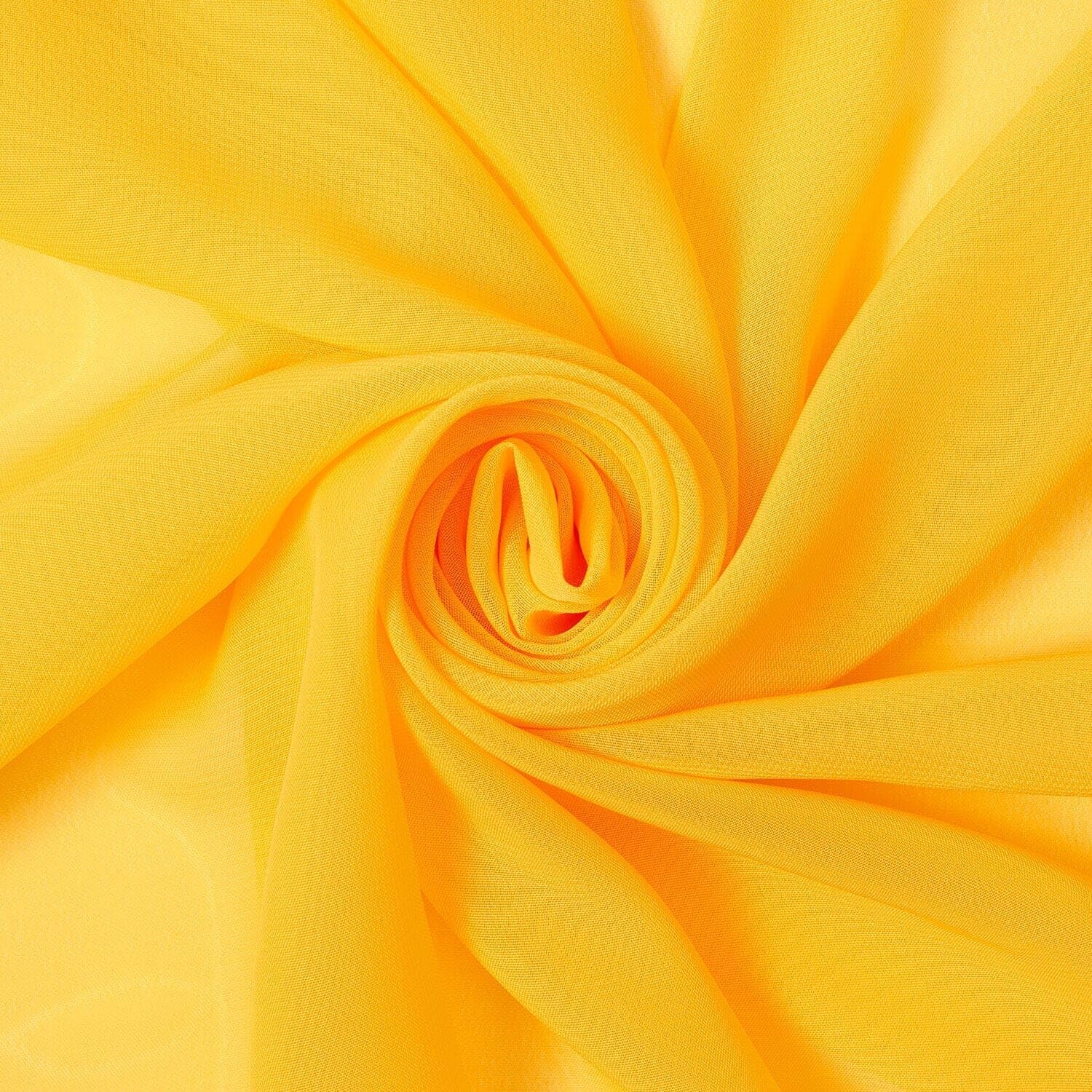 Polyester Chiffon Sheer Lightweight Fabric for Apparel & Decor