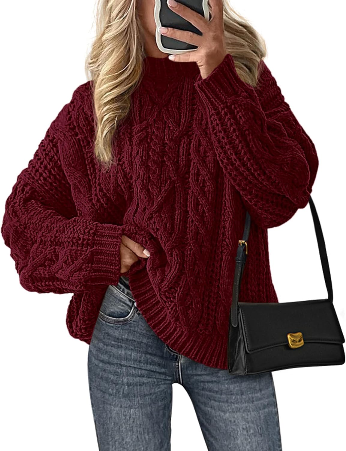 PRETTYGARDEN Women's Oversized Fall Sweaters for Cozy Style