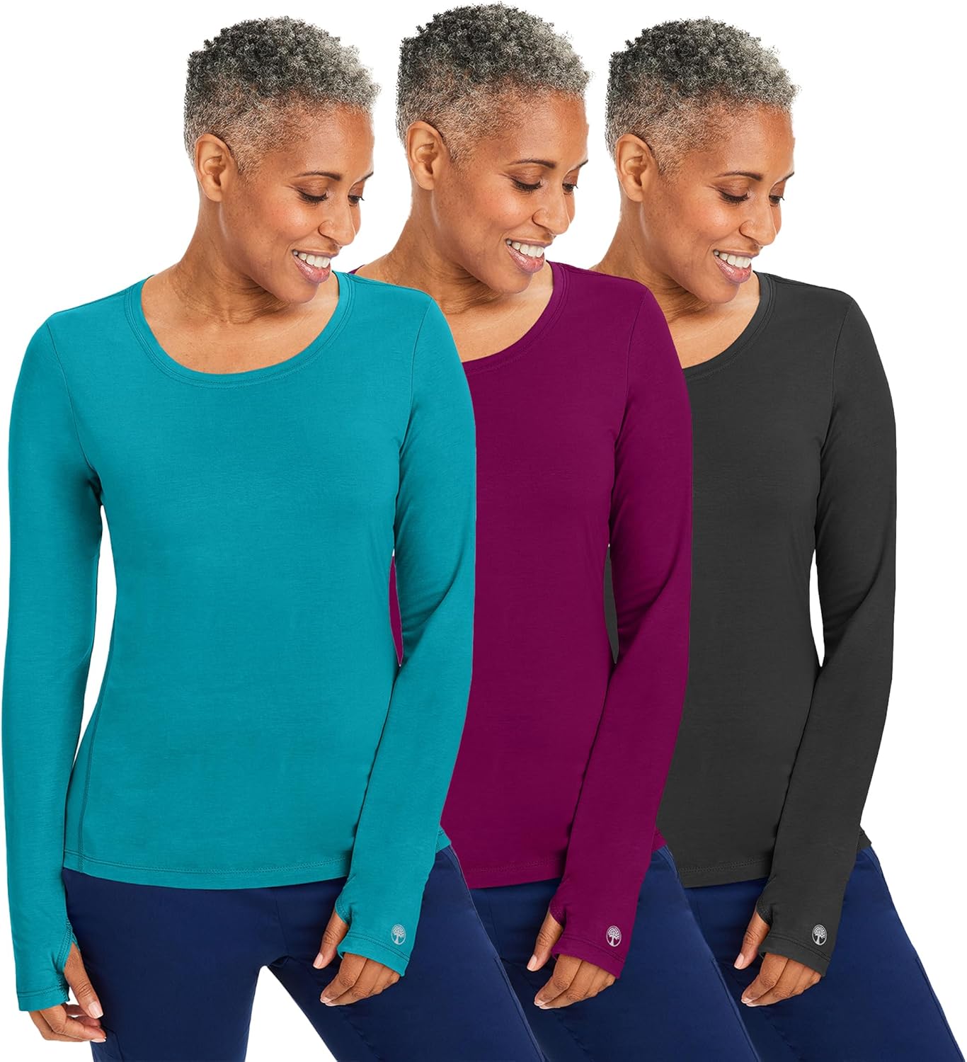 Healing Hands Mackenzie Long Sleeve Tee with Thumbholes