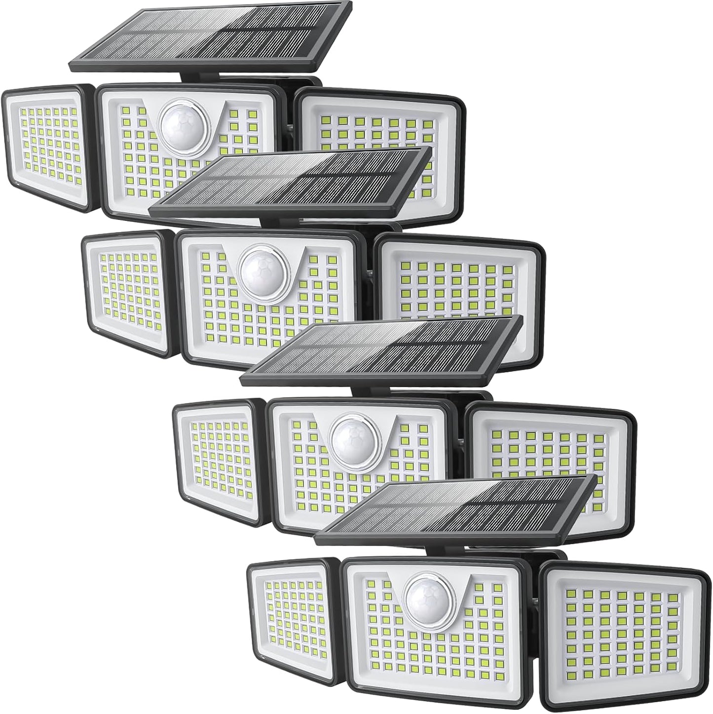 2500LM Solar Lights Outdoor with Motion Sensor for Security