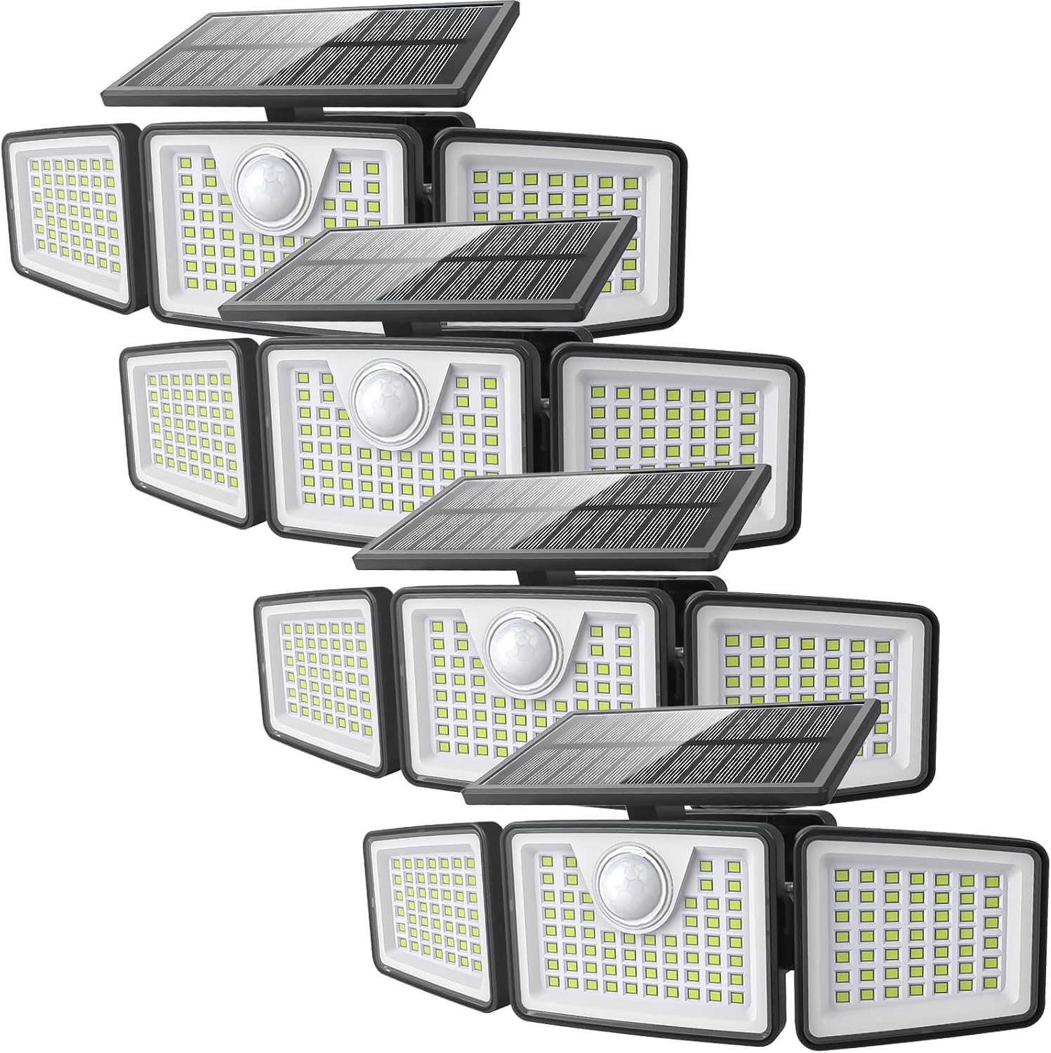 2500LM Solar Lights Outdoor with Motion Sensor for Security