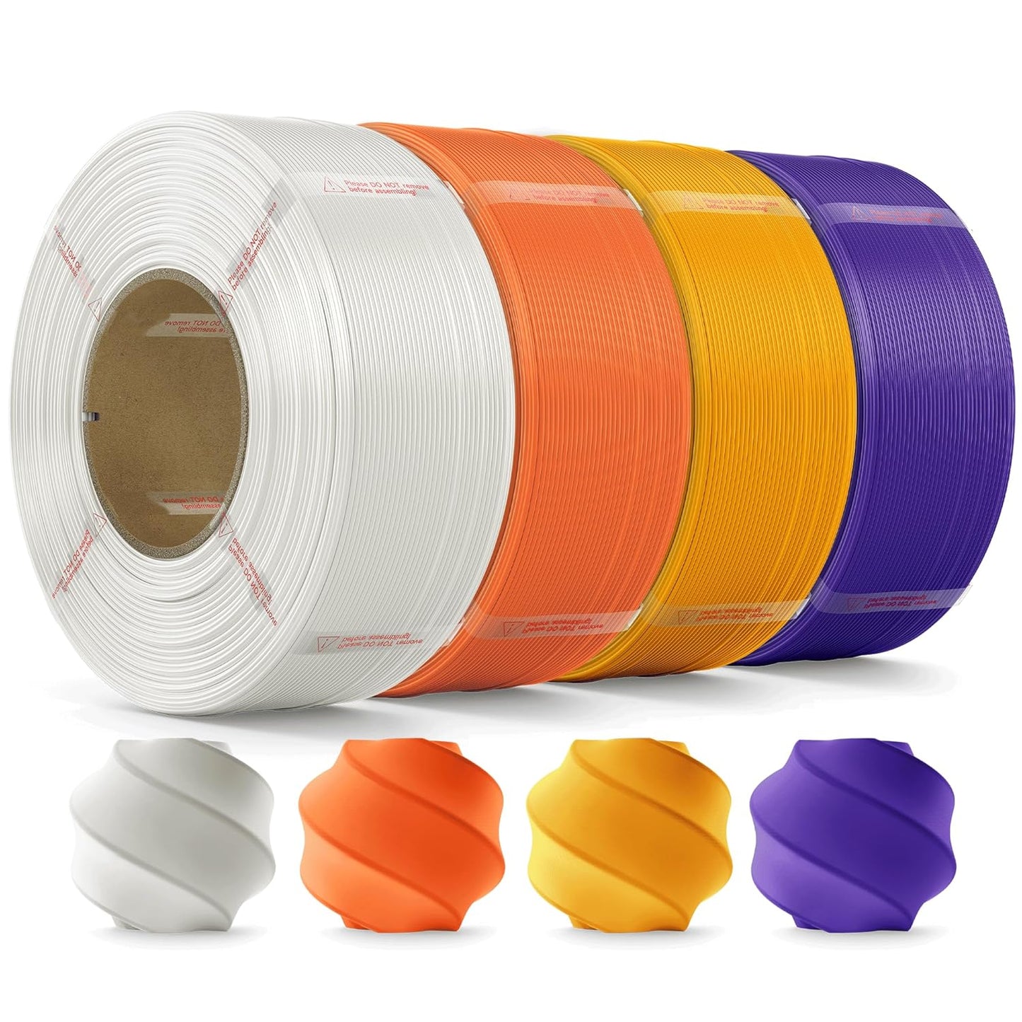 PLA Filament 1.75mm for Bambu Lab 3D Printers - 4kg Refill