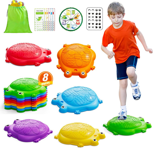 Non-Slip Balance Stones Set - Active Fun for Kids