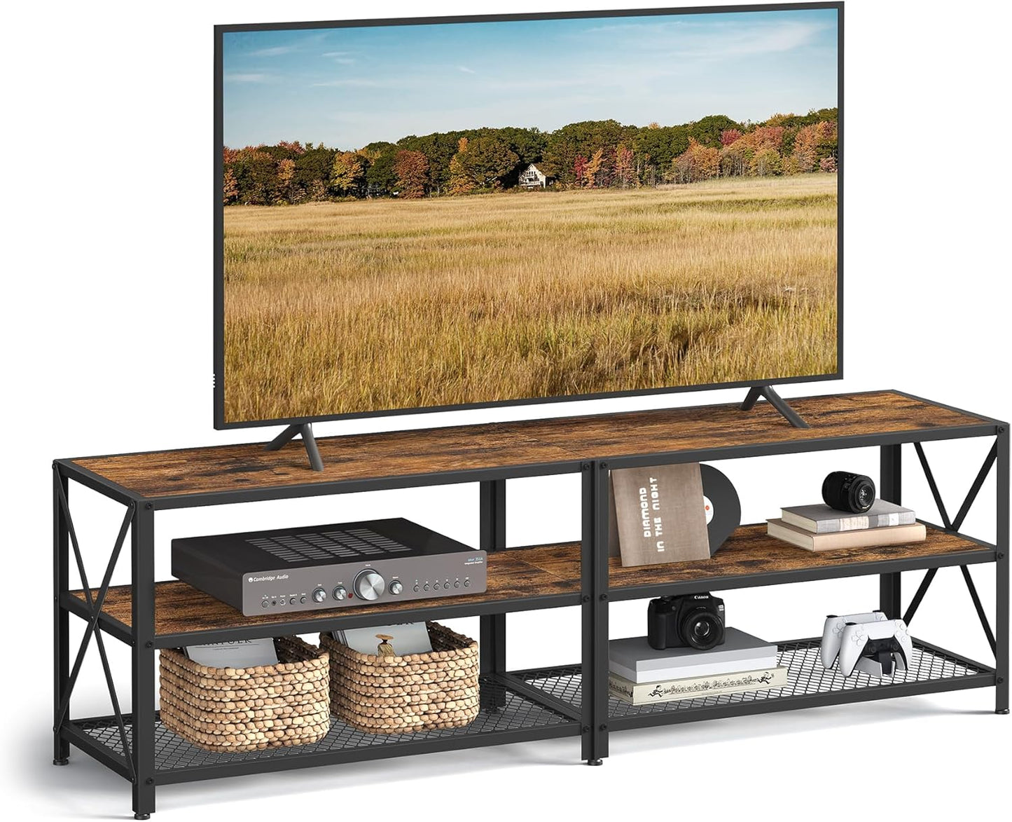 VASAGLE 75 TV Stand with Storage