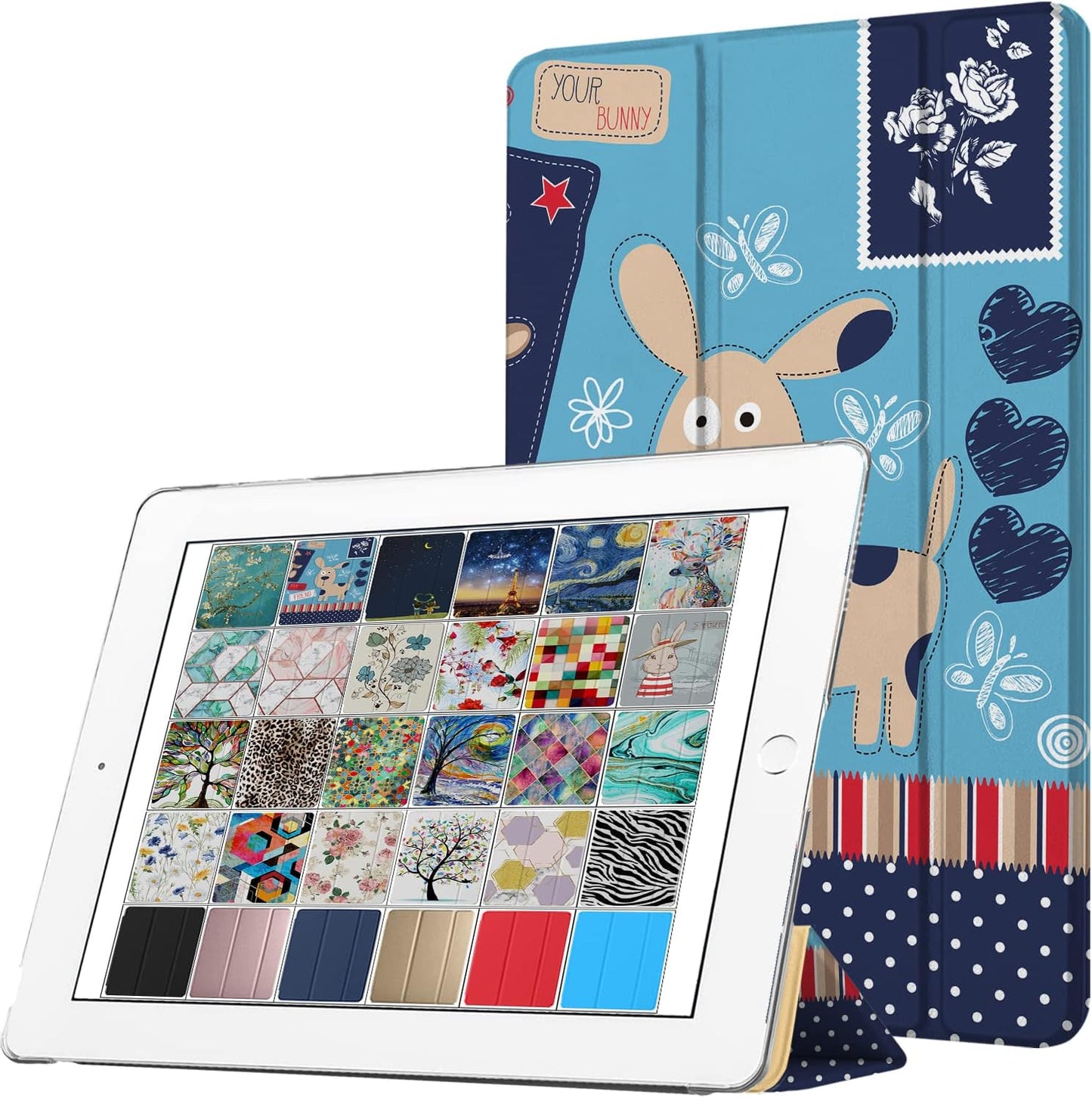 DuraSafe iPad Mini 3 2 1 Case with Puppy Design - Slim & Lightweight