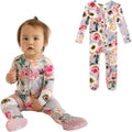Posh Peanut Footie Pajamas for Baby Girls - Silky-Soft (Style TKY1)