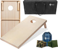 Cornhole Boards Tailgating Size 3ftx2ft with LED Rings - Portable