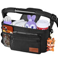 Stroller Organizer with Cup Holder and Phone Bag - Large Capacity Fit