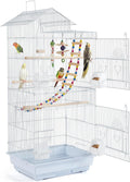 Yaheetech 39-inch Roof Top Medium Parakeet Bird Cage - Spacious Play