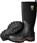 TIDEWE Rubber Neoprene Boots Men And Women - Waterproof Insulated