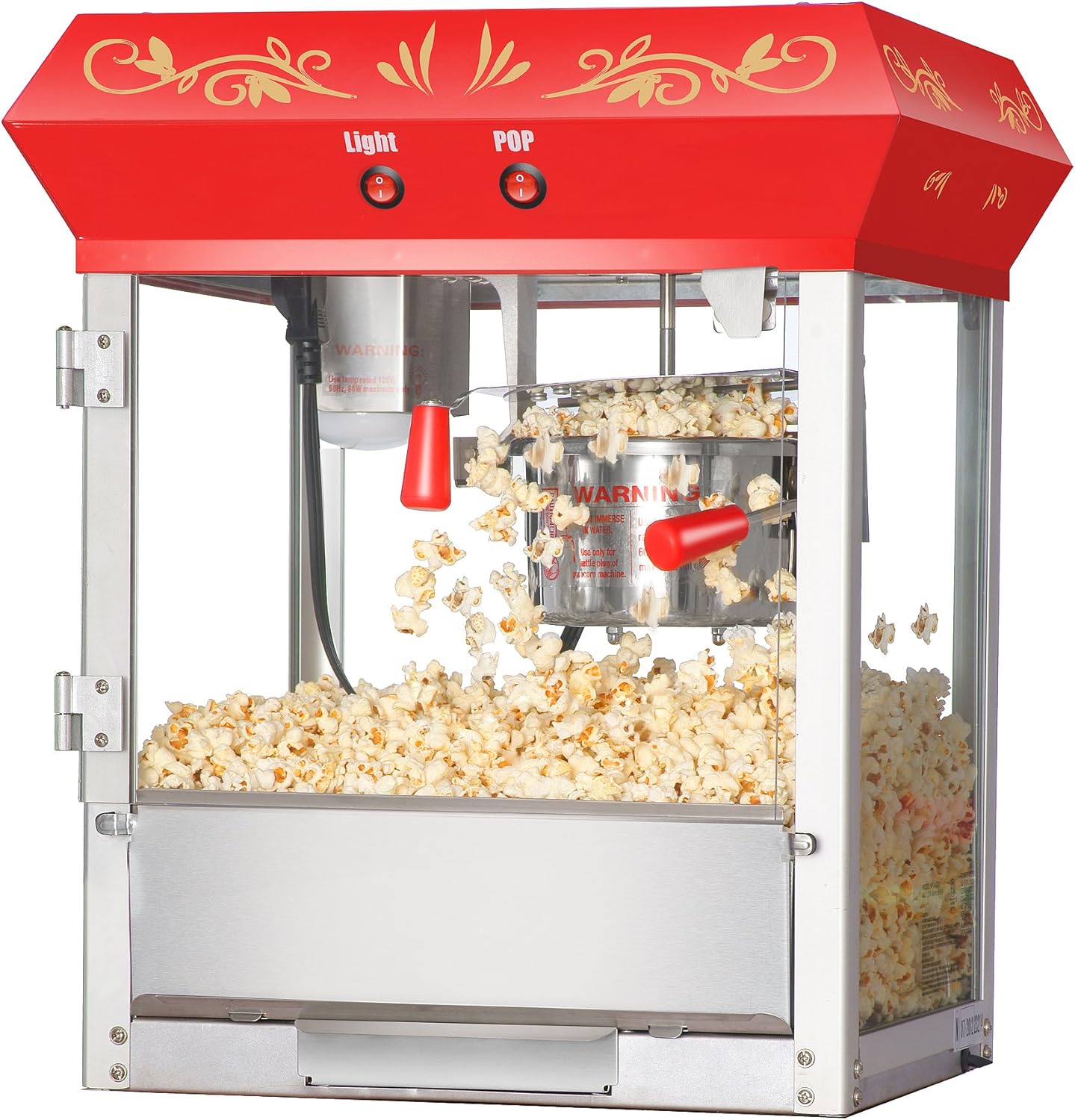 Great Northern 4oz Red Popcorn Popper