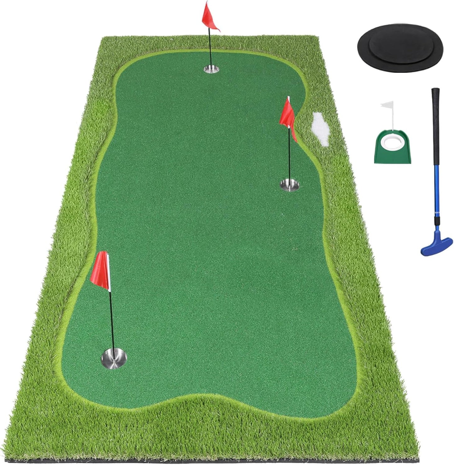 Professional Golf Putting Green Mat Set