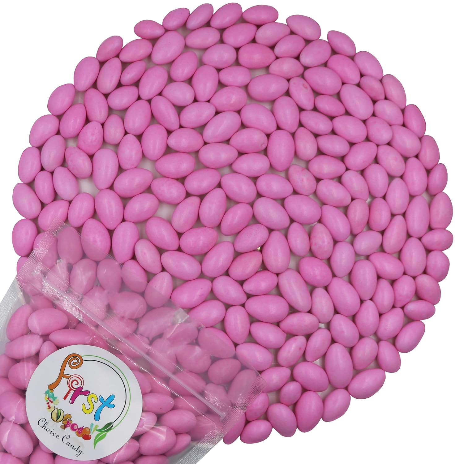 FirstChoiceCandy Jordan Almonds in Pastel Pink for Celebrations