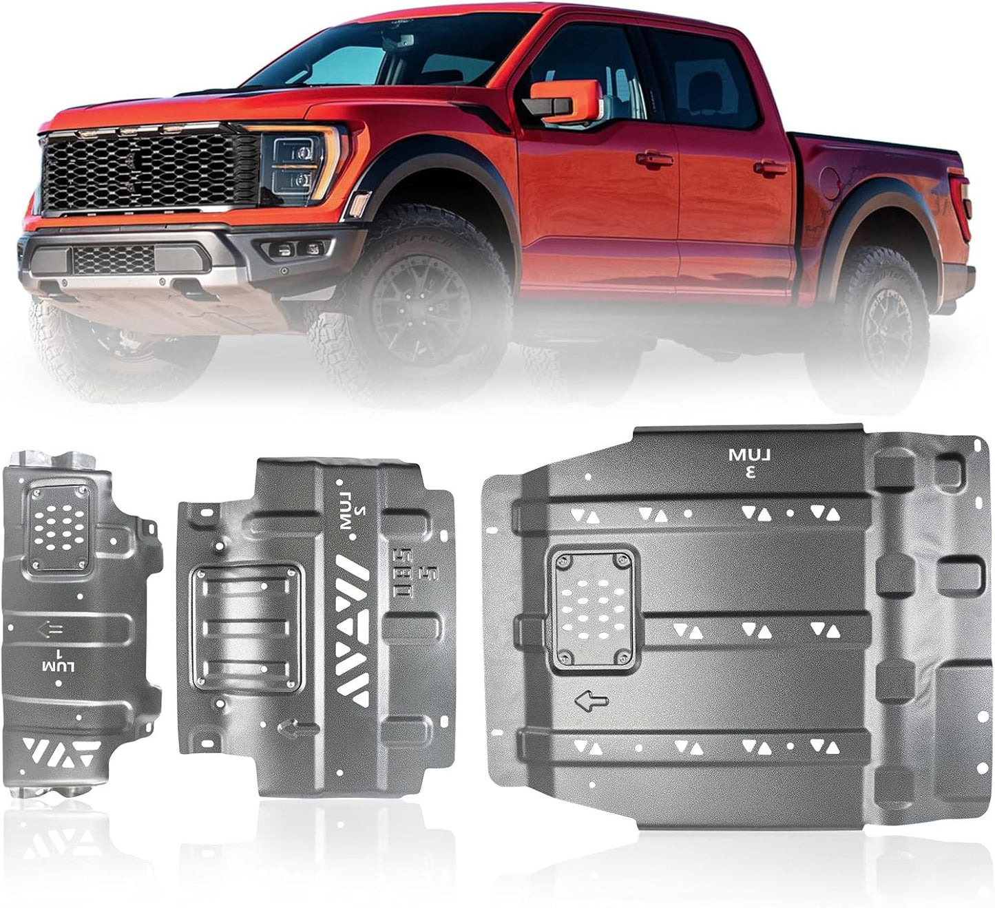 High-strength Steel Full Skid Plate for Ford F150 2015-2022