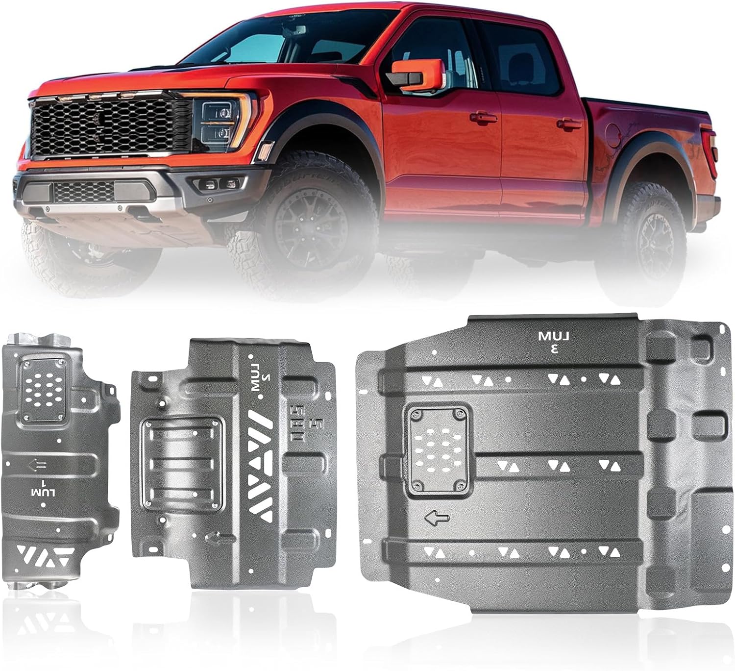 High-strength Steel Full Skid Plate for Ford F150 2015-2022