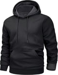 Men's Active Hoodie Fleece Lined Pullover - Warm, Lightweight Fit