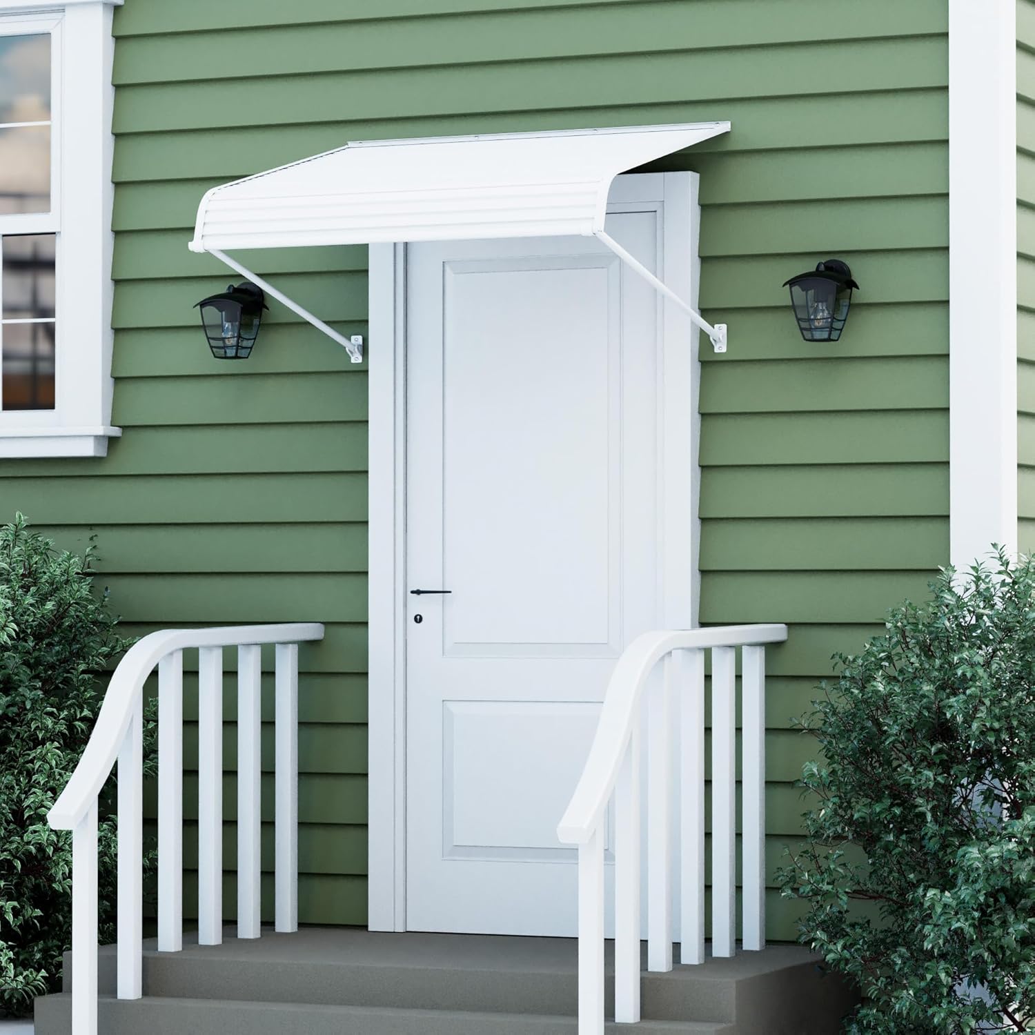 Durable PVC Awning for Door Entrance - Weather-Resistant Canopy 55ft