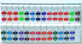 File Folder Alphabet Labels A-Z with Tray - Durable Self-Adhesive Set