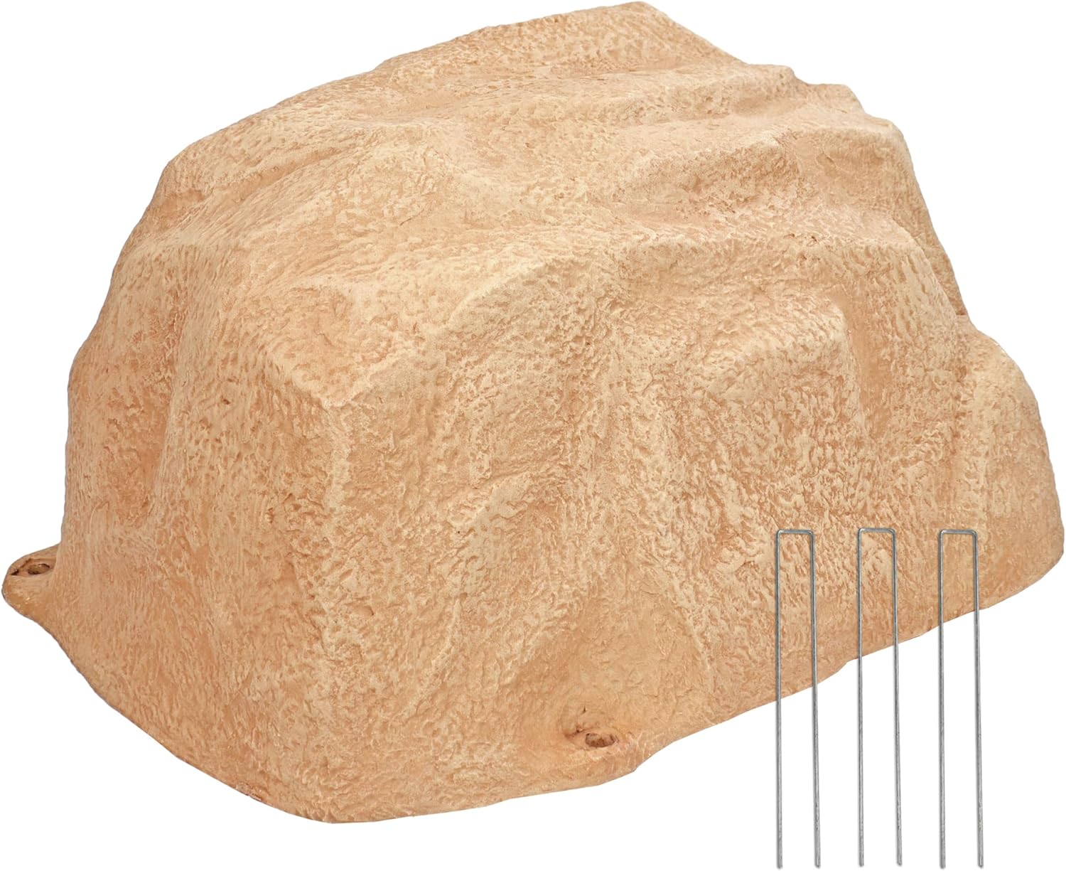 Sunnydaze 14 H Polyresin Faux Landscape Rock Cover for Outdoors