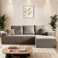 HYJT H&K Modular Sectional Sofa Cloud Couch 107in L-Shaped - Comfy