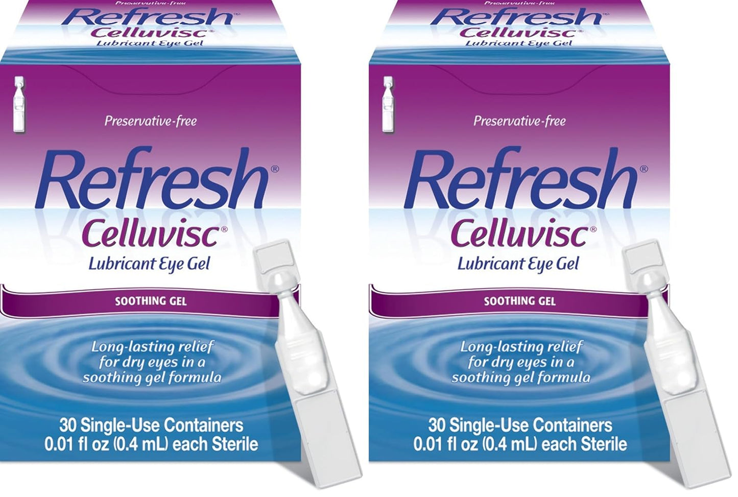 Refresh Celluvisc Lubricant Eye Gel Drops for Dry Eyes Relief