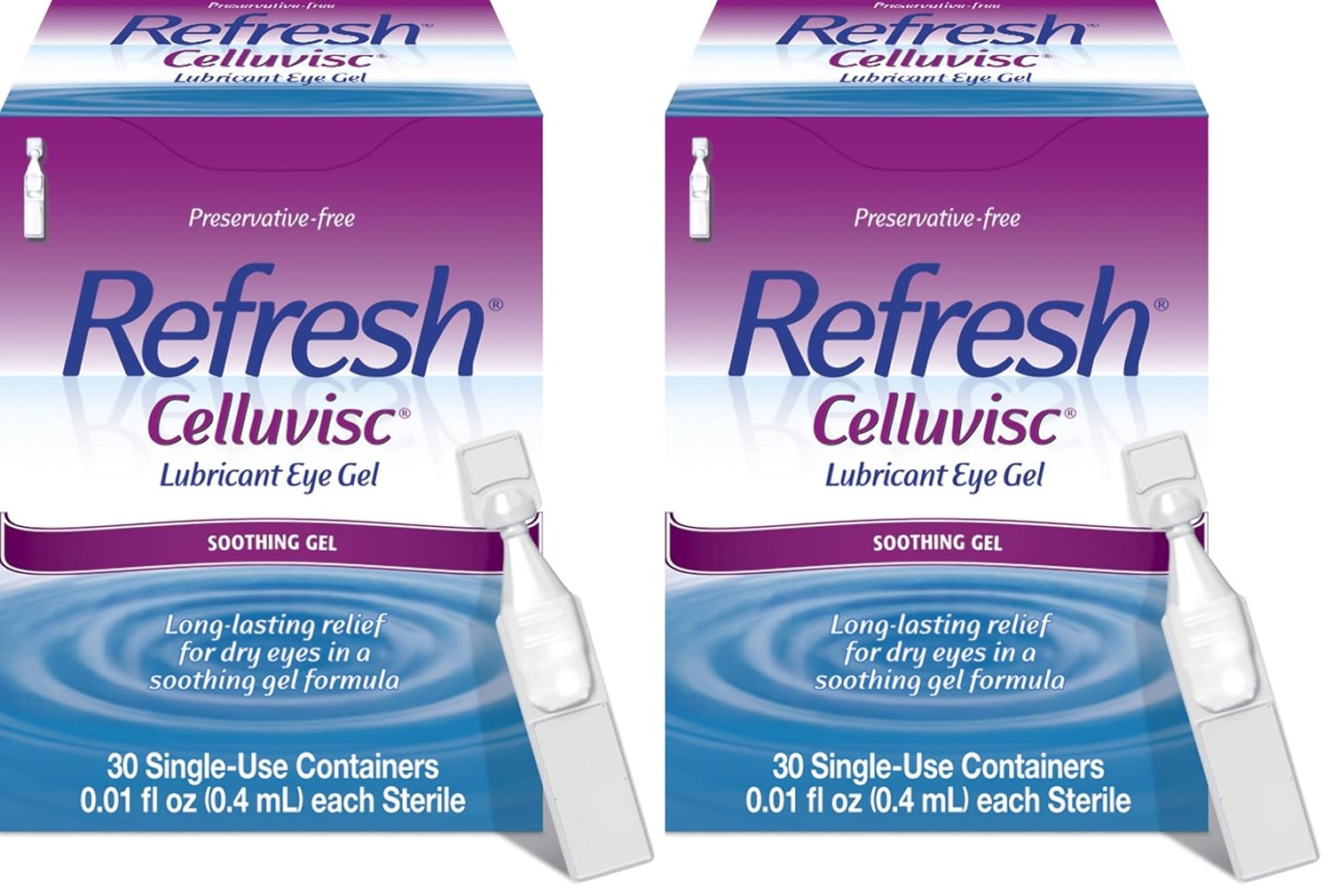 Refresh Celluvisc Lubricant Eye Gel Drops for Dry Eyes Relief
