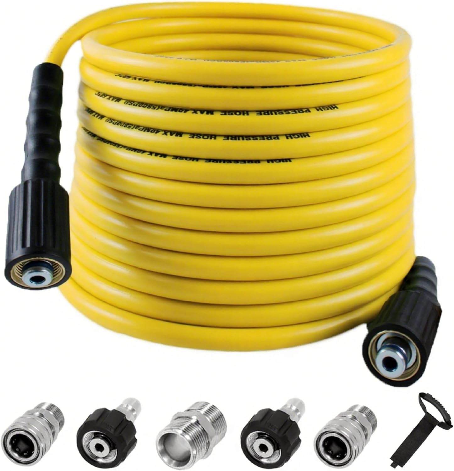 Pressure Washer Hose 100FT for Power Washer, 4200 PSI Kink Resistant
