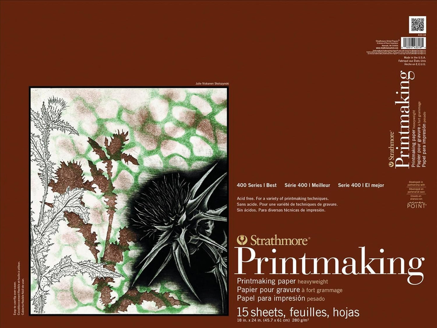 Strathmore 400 Series Printmaking Pad for Quality Art Projects