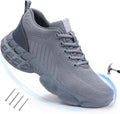 Steel Toe Shoes for Men Lightweight Work Safety Sneakers (Style 52HF)