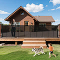 Extra Wide 236in Retractable Baby Gate 42in Tall - Extra Large Safety