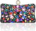 Women's Rhinestone Evening Clutch Purse - Sparkly Crystal Mini Bag