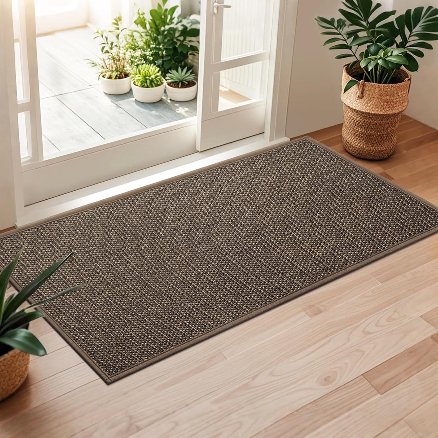 LEKEEPGO Non Slip Door Mat 24x47 for Indoor Entrance Use