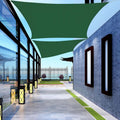 Custom Size 5 ft x 11 ft Green Rectangle Sun Shade Sail - UV Block