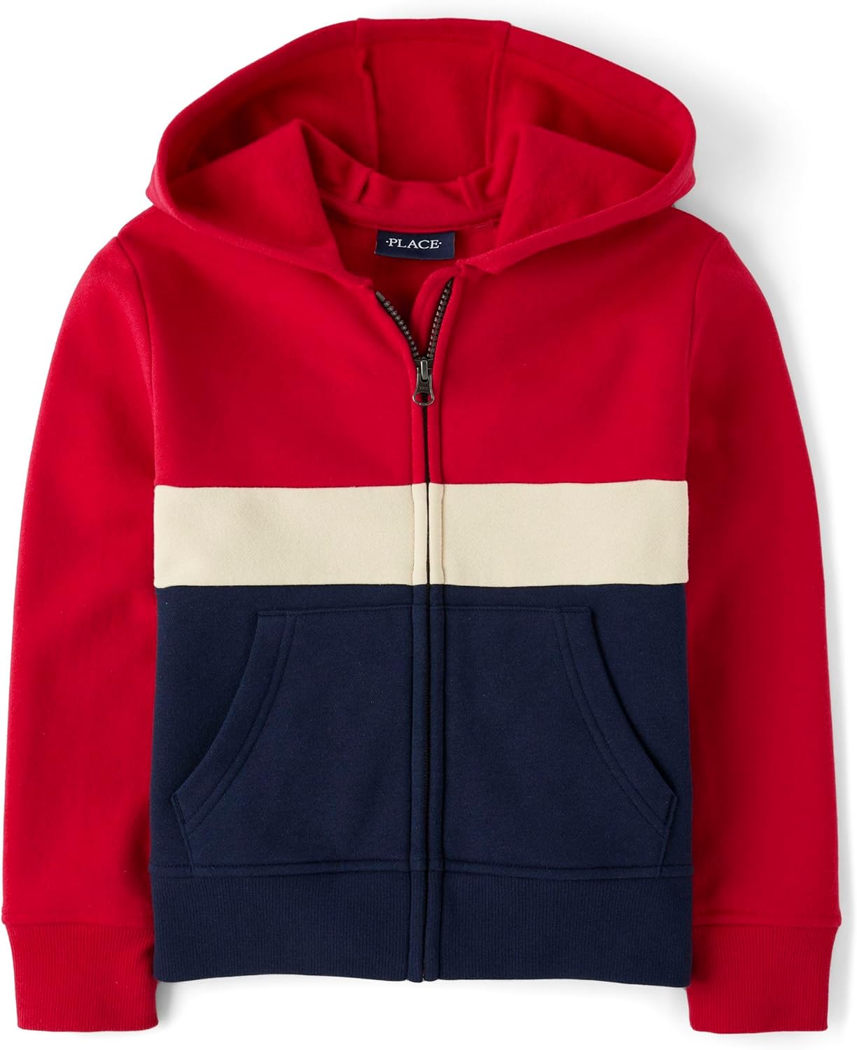 Children's Place Active Long Sleeve Hooded Full Zip Sweatshirt