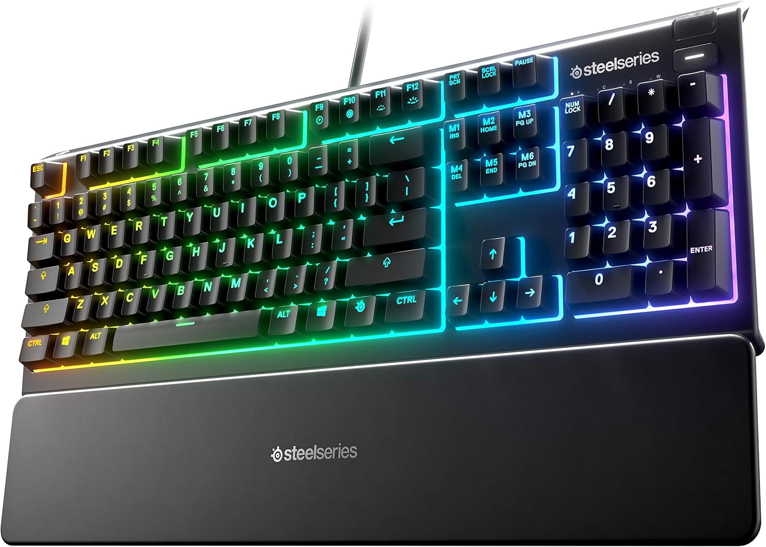 SteelSeries Apex 3 RGB Gaming Keyboard with 10-Zone Illumination